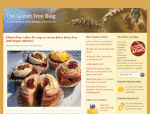 Tablet Screenshot of gluten-free-blog.com